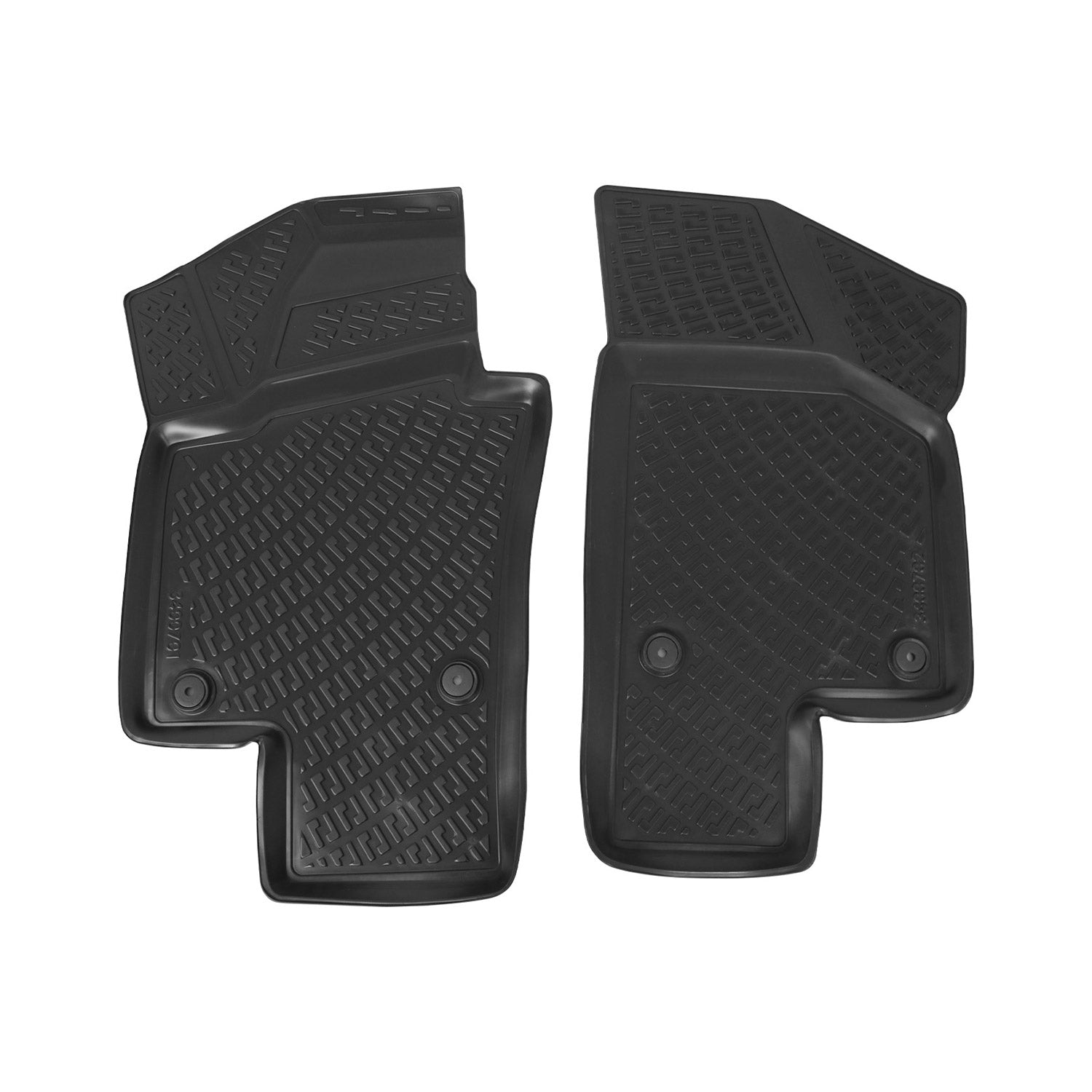 Fußmatten 3D Gummimatten für VW Beetle 2011-2019 Gummi TPE Schwarz 2tlg