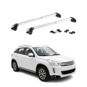 Dachträger Grundtäger für Citroen C4 Aircross 2012-17 100kg Alu Silber 2 tlg ABE