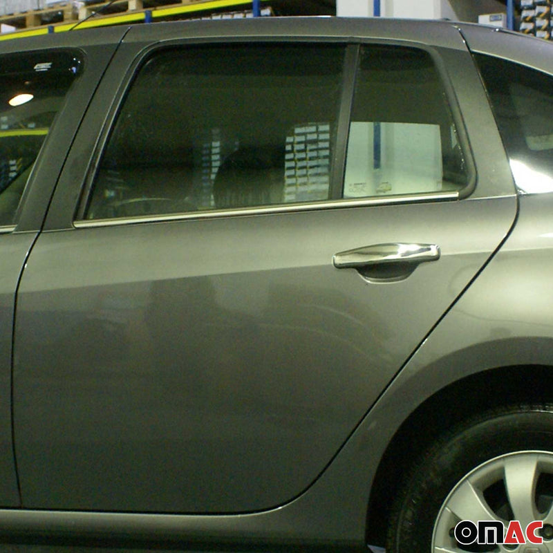 Fensterleisten Zierleisten für Renault Thalia 2008-2013 Edelstahl Chrom 4tlg