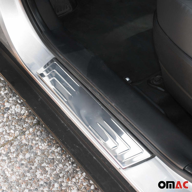 Einstiegsleisten Türschweller für Hyundai ix35 2010-2024 Edelstahl Silber 4tlg