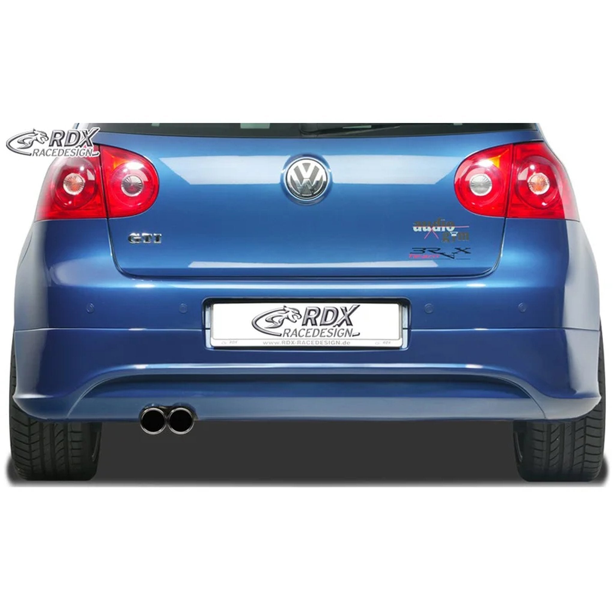RDX Heckschürzenansatz für VW Golf V R32 Schrägheck 3-5tür 2003-08 Auspuff links