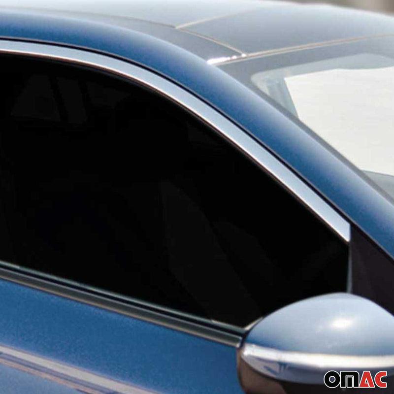 Fensterleisten Zierleisten für Hyundai i20 2014-2020 Oben Schrägheck Chrom 4tlg