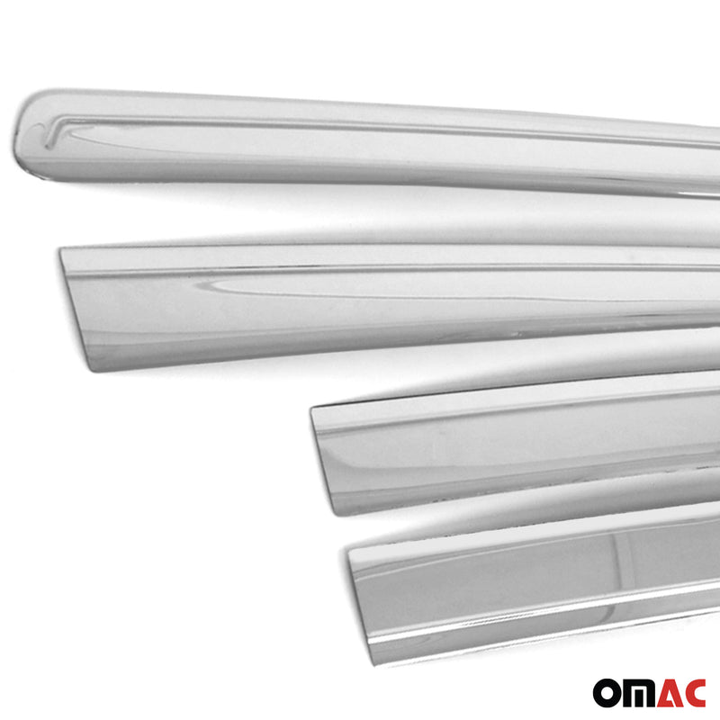 Seitentürleiste Türleisten Türschutzleiste für Ford Ranger 2015-2024 Chrom 4x