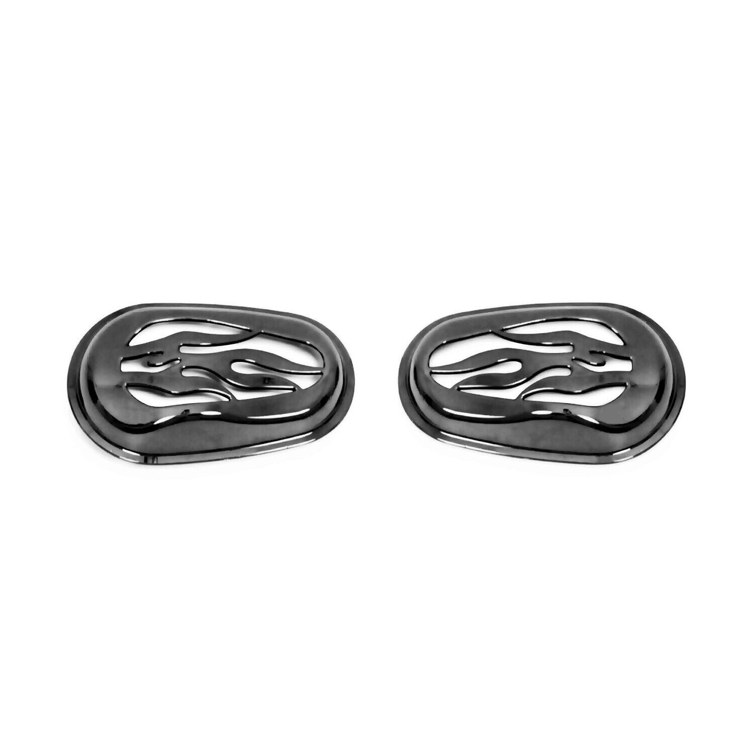 Blinkerrahmen Signalblende Rahmen für Fiat Fiorino Qubo 2007-2021 Chrom Dunkel