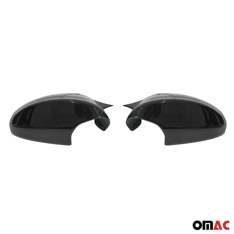 Spiegelkappen Spiegelabdeckung für BMW 3er E90 2005-2008 ABS Schwarz Glanz 2tlg