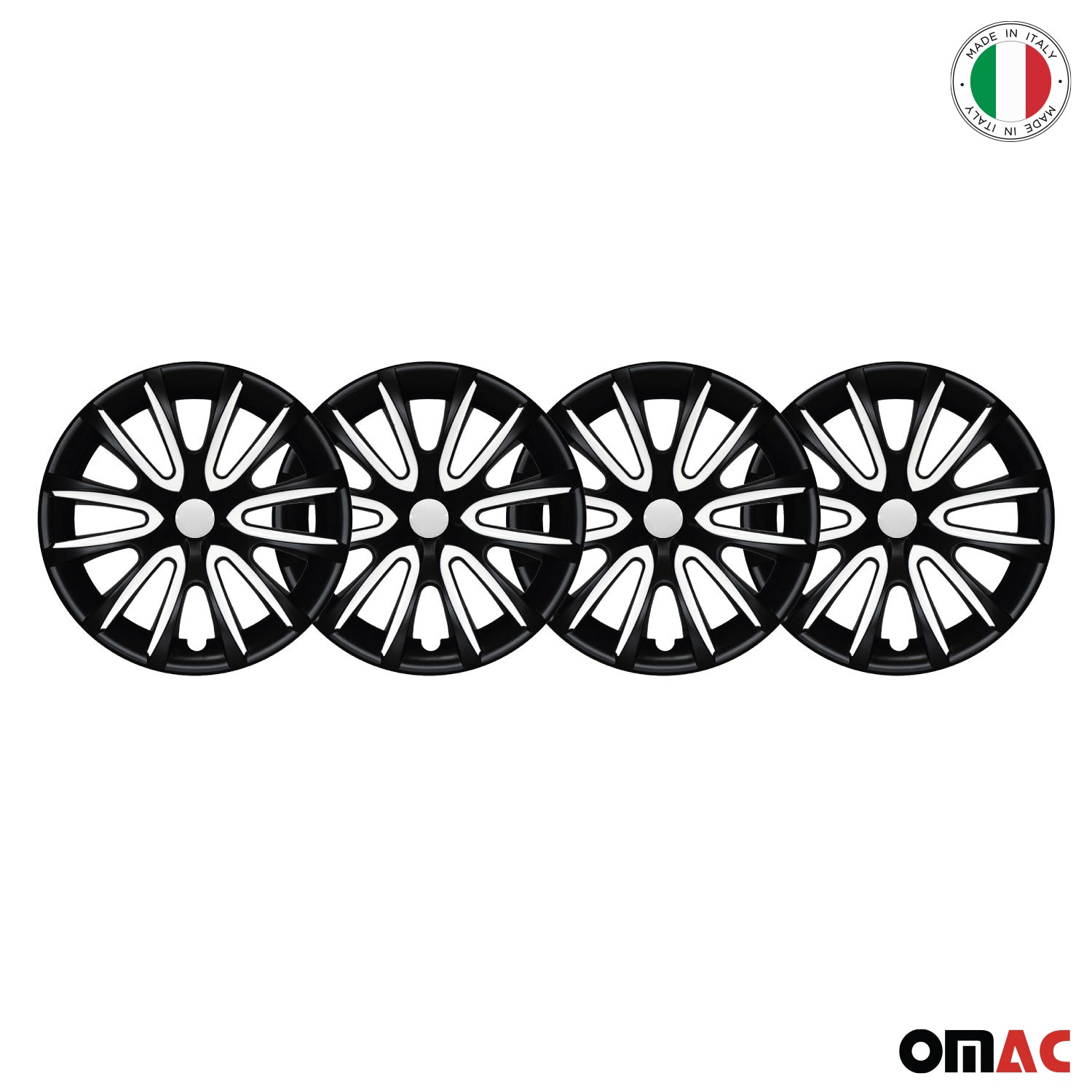 4x Radkappen Radzierblende Radblenden für 15" Zoll Stahlfelgen Matt Schwarz weiß