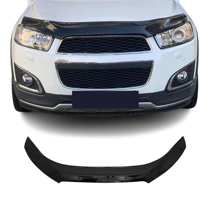 Motorhaube Deflektor Insektenschutz für Chevrolet Captiva 2011-2016 Dunkel