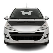 Haubenbra Steinschlagschutz Bonnet Bra für Peugeot 207 Schwarz Halb