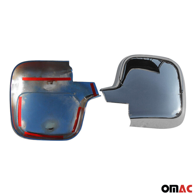 Spiegelkappen Spiegelabdeckung für Citroen Berlingo 1996-2008 Chrom ABS Silber