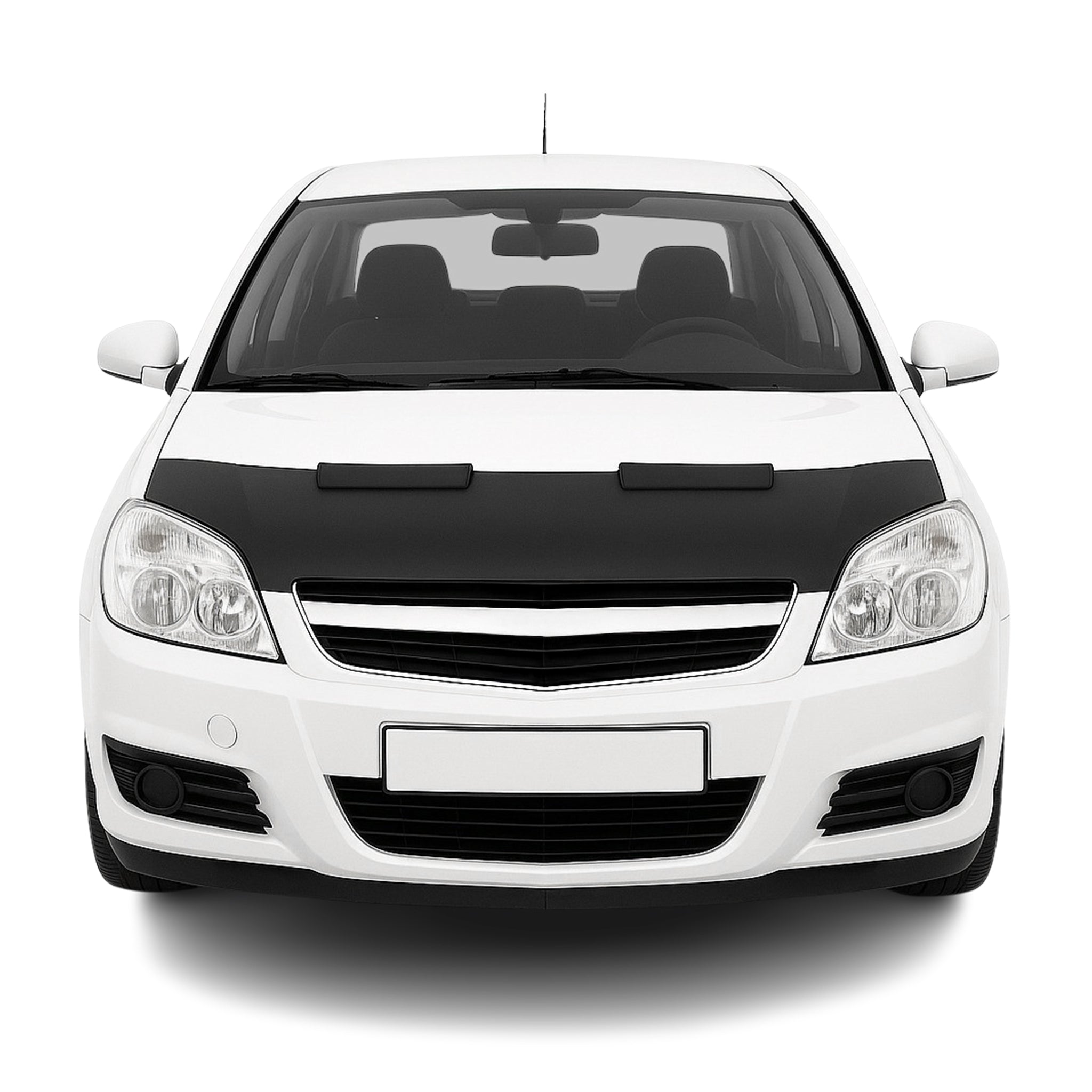 Haubenbra Steinschlagschutz Bonnet Bra für Opel Vectra C 2002-2005 Schwarz Halb