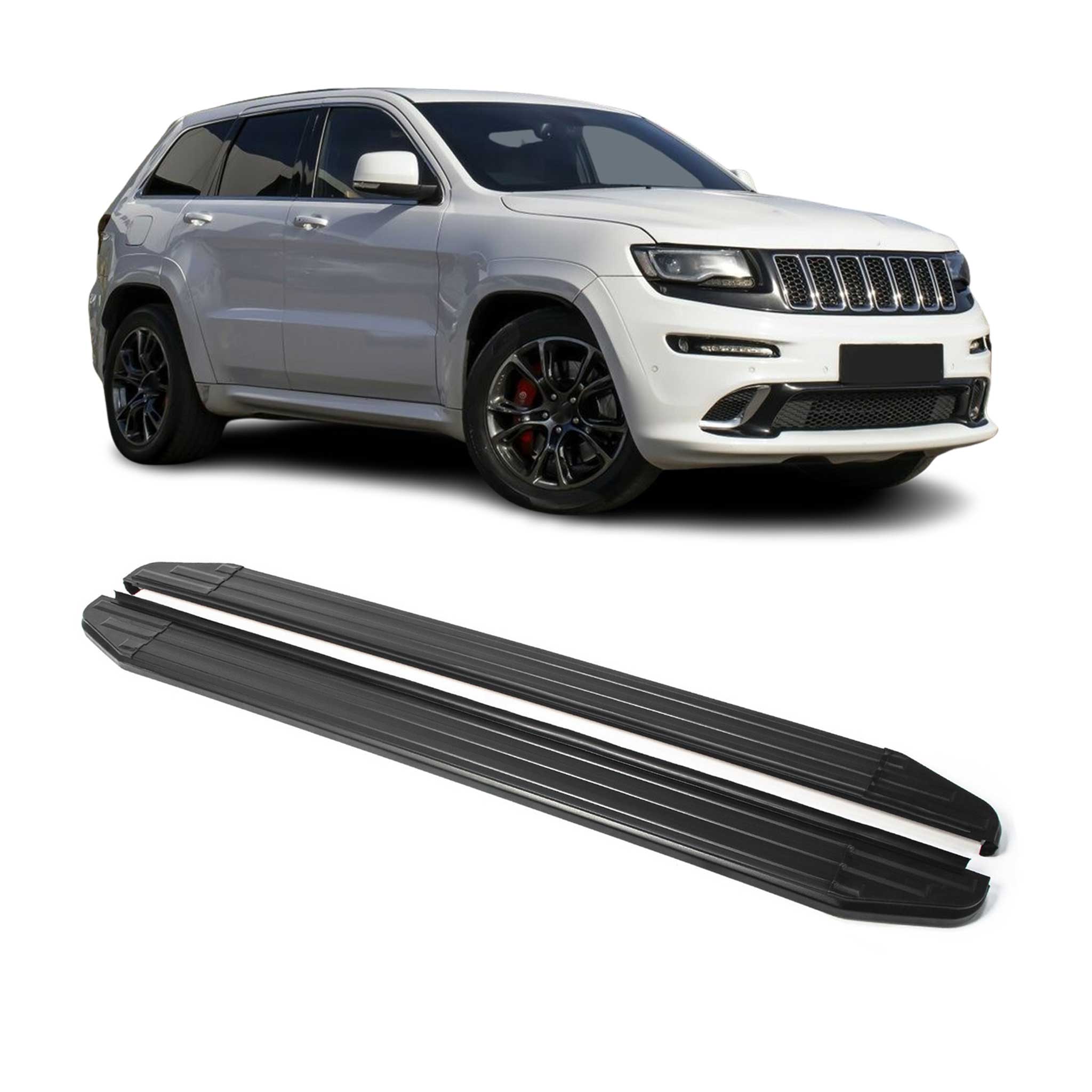 Trittbretter Seitenschweller für Jeep Grand Cherokee 2010-2024 ABE Alu