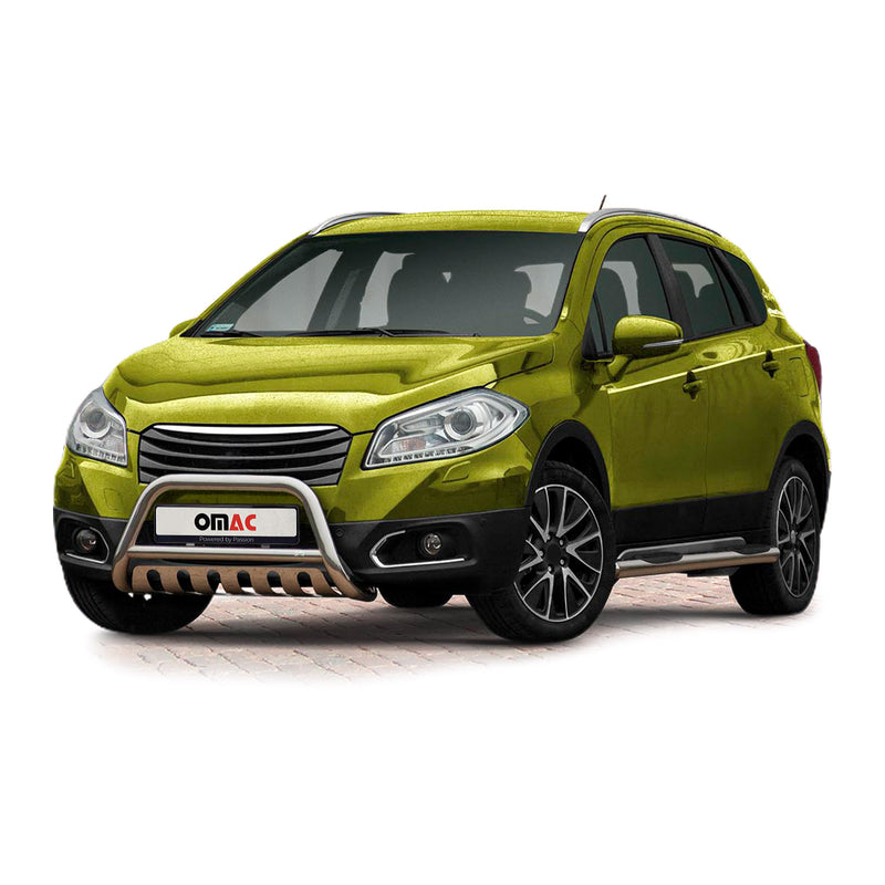 Frontbügelschutz Frontschutzbügel für Suzuki SX4 S-Cross 2013-2022 ABE Silber