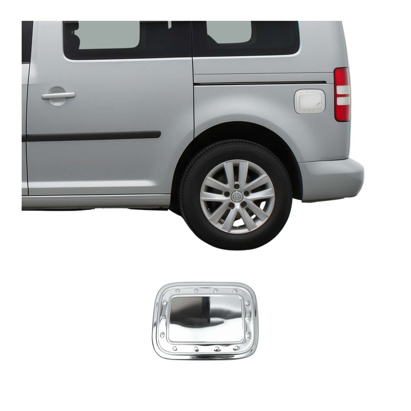 Tankdeckel Blenden Tankverschluss für VW Caddy 2015-2020 Edelstahl Silber Chrom