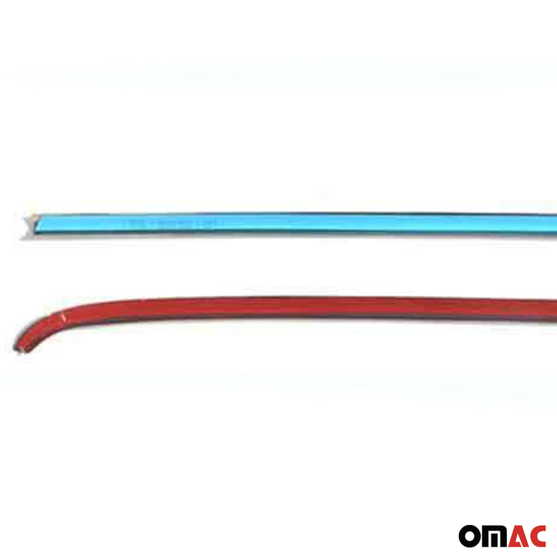 Fensterleisten Zierleisten für Citroen Nemo 2008-2021 Edelstahl Chrom 2tlg