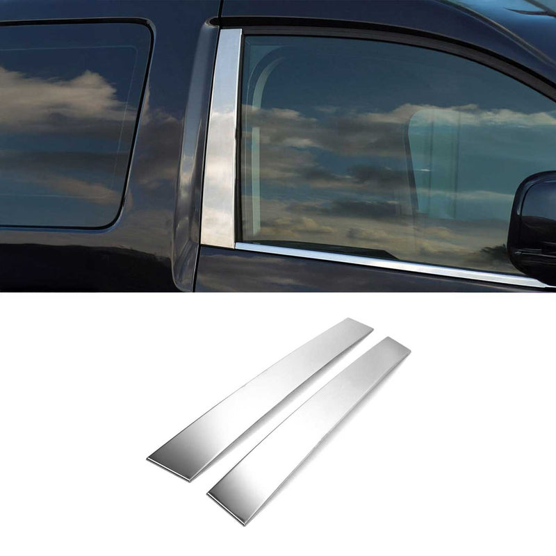 B-Säule Türsäulen Verkleidung für VW Caddy 2003-2015 Edelstahl Silber 2tlg