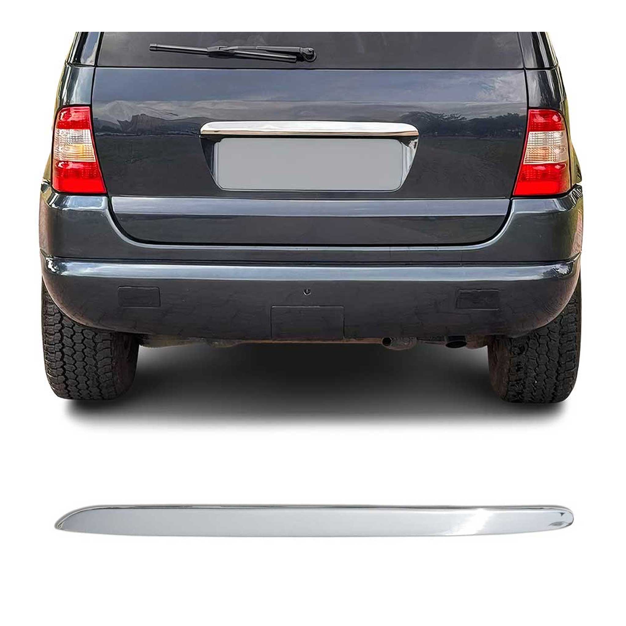 Heckklappe Kofferraumöffner Griff für Mercedes ML W163 1998-2005 Edelstahl Chrom