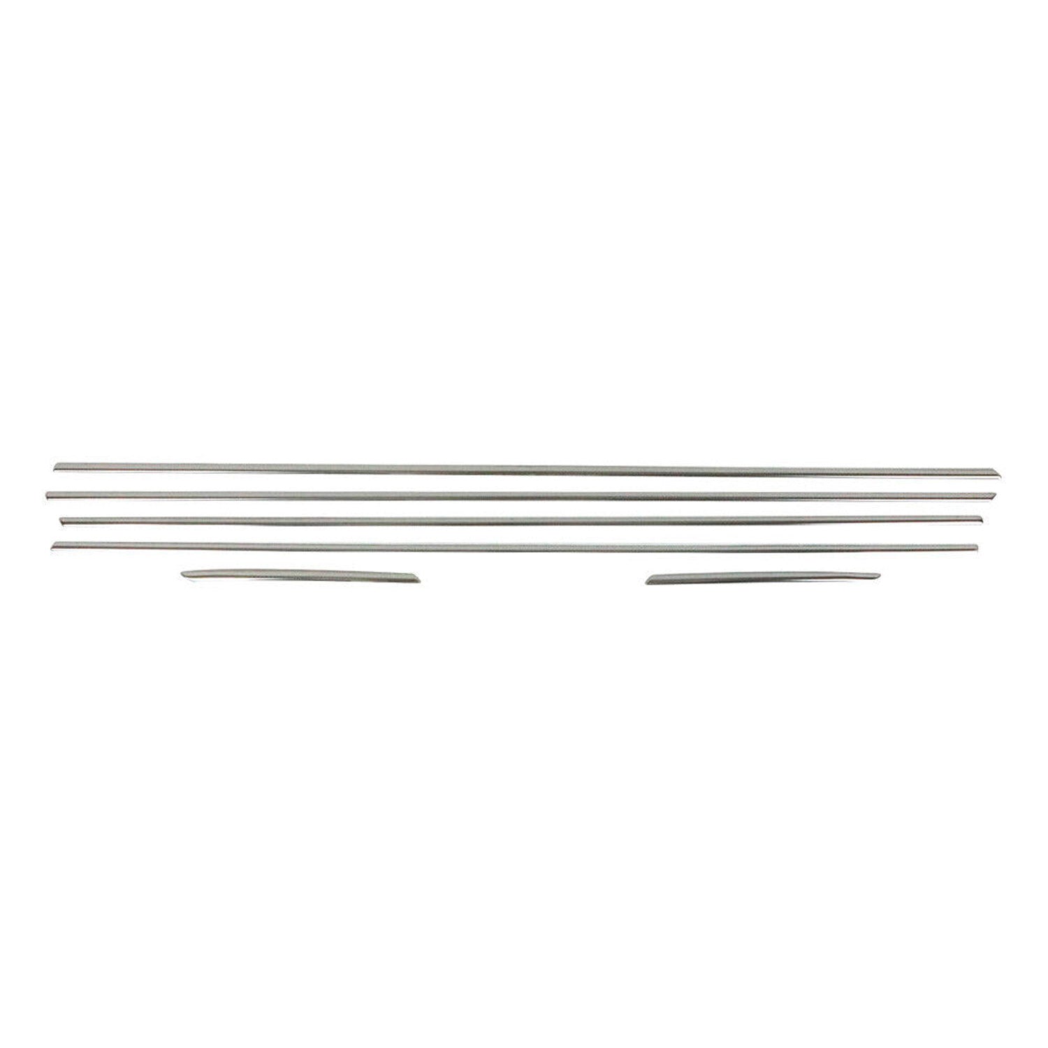 Fensterleisten Zierleisten für Hyundai i20 2008-2014 Edelstahl Chrom 6tlg