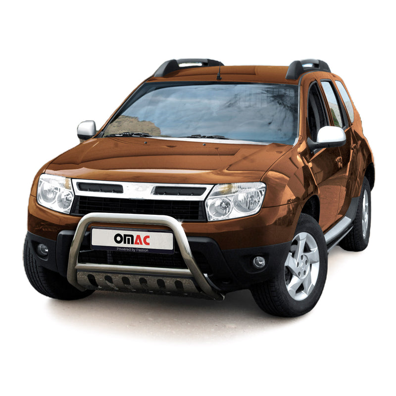 Frontbügel Frontschutzbügel für Dacia Duster 2010-2014 mit ABE Stahl Silber