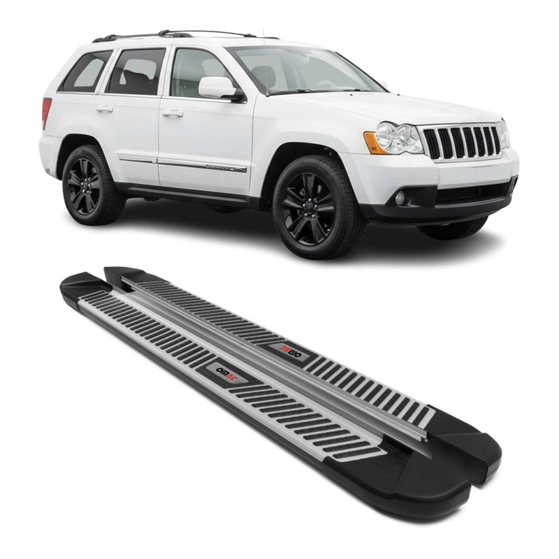 Alu Trittbretter Seitenschweller für Jeep Grand Cherokee 2005-2011 Seitenbretter