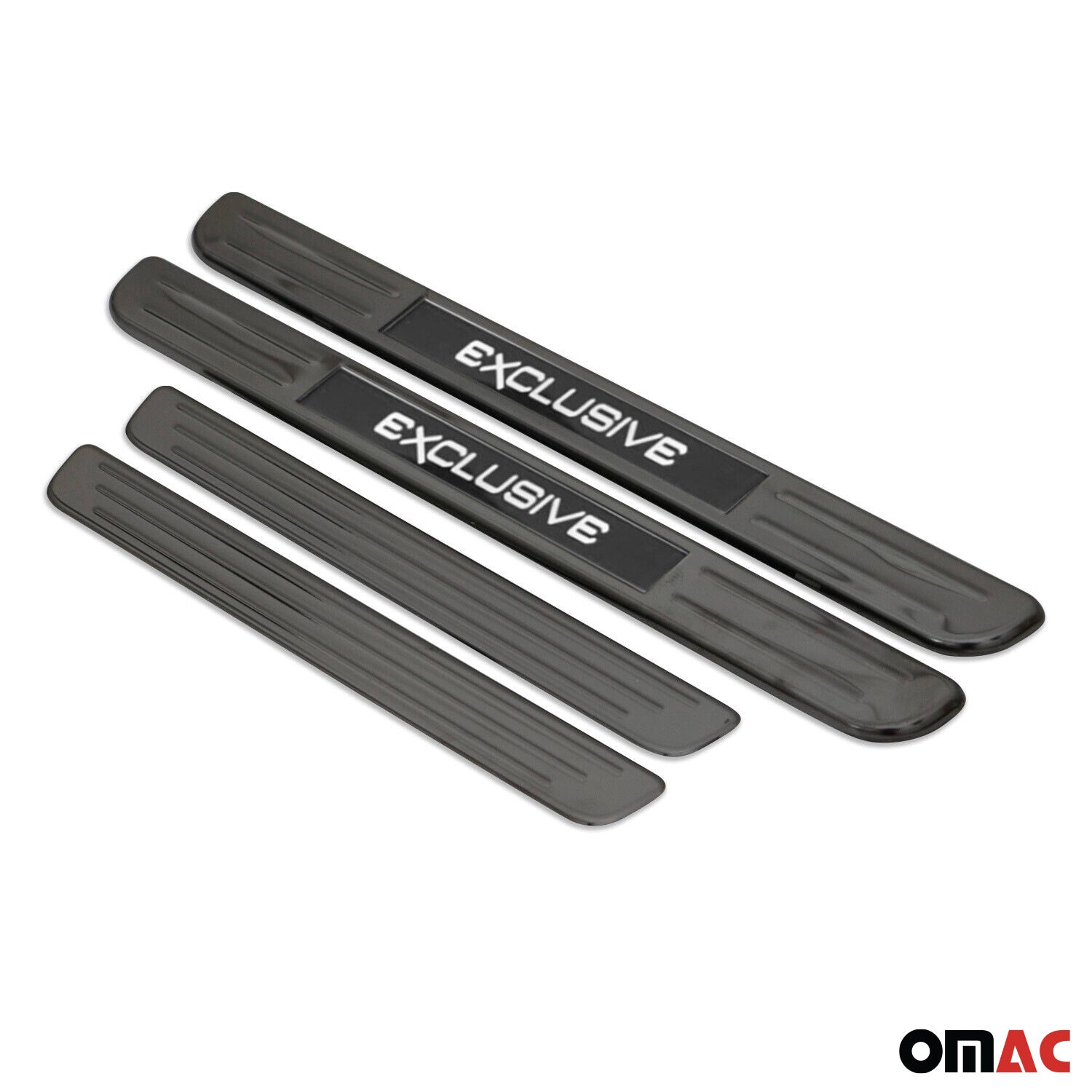 Einstiegsleisten Türschweller Exclusive für Citroen C3 2002-2010 Chrom Dunkel 4x