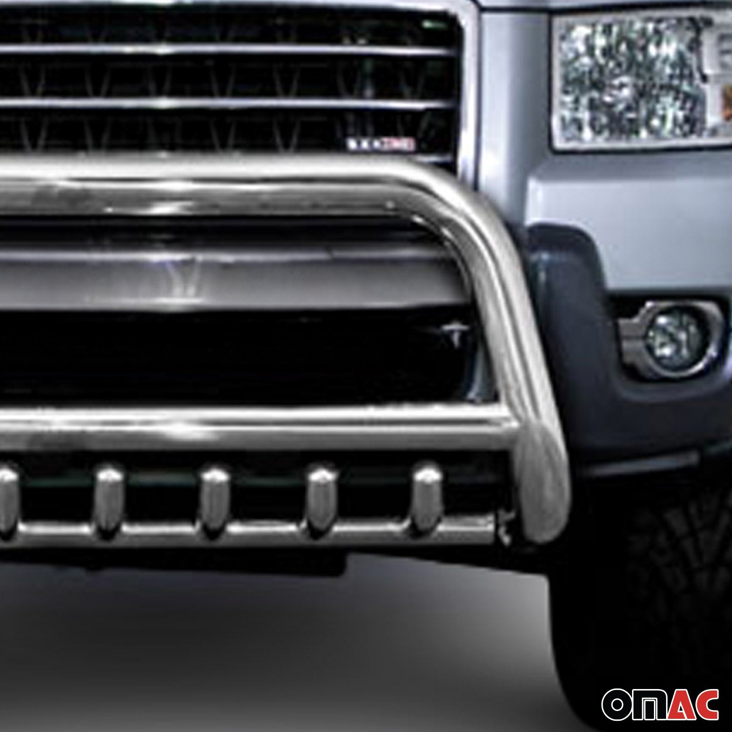 Edelstahl Frontschutzbügel für Ford Ranger 2007-2012 mit ABE Silber Rammschutz