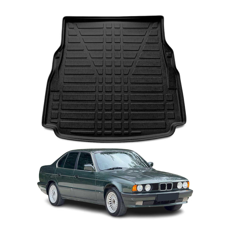 Kofferraumwanne Laderaumwanne für BMW 5er E39 1995-2003 Gummi TPE Schwarz