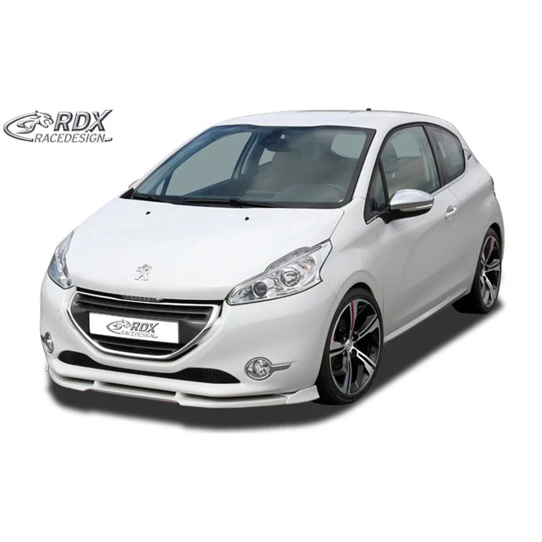 RDX Frontspoiler Vario-X für Peugeot 208 Polyurethan TÜV