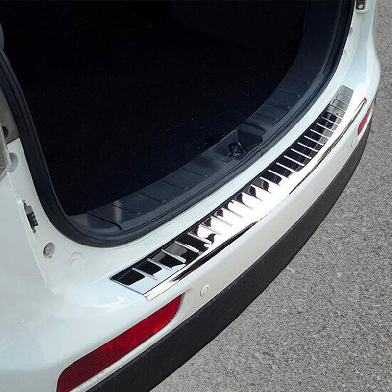 Ladekantenschutz Stoßstange für Mitsubishi Outlander 2012-2016 Edelstahl Chrom