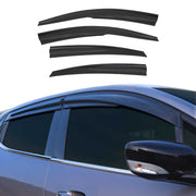 4x Windabweiser Regenabweiser für Hyundai Accent Blue 2010-2017 Acryl Dunkel