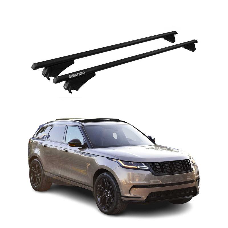 Menabo Dachträger für Land Rover Range Rover Velar 2017-2025 75kg Alu Schwarz 2x