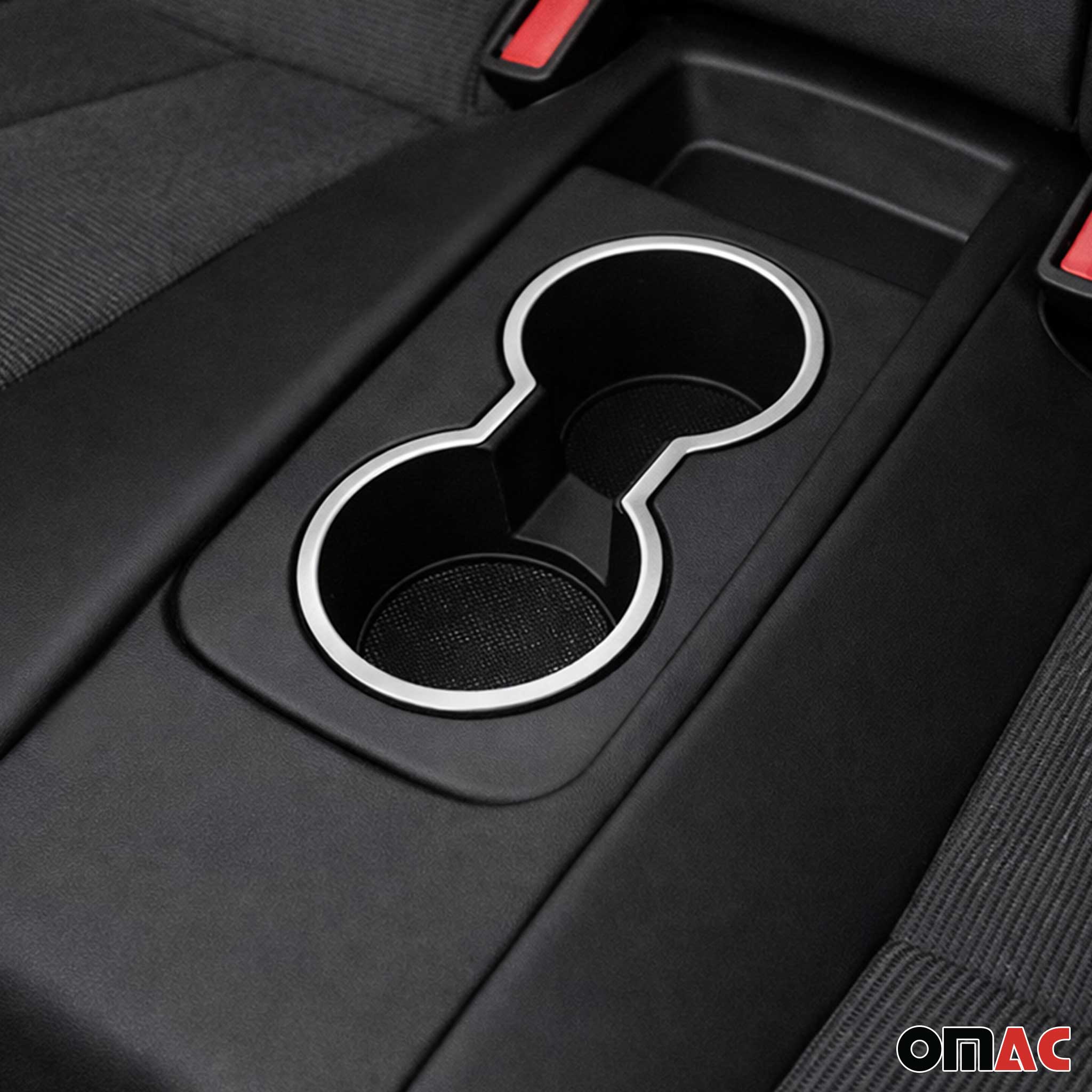 Becherhalter Getränkehalter Rücksitz für Hyundai Veloster 2011-2019 Edelstahl
