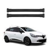 Dachträger Grundtäger für Renault Clio Grandtour 2012-2019 75kg Alu Schwarz 2x