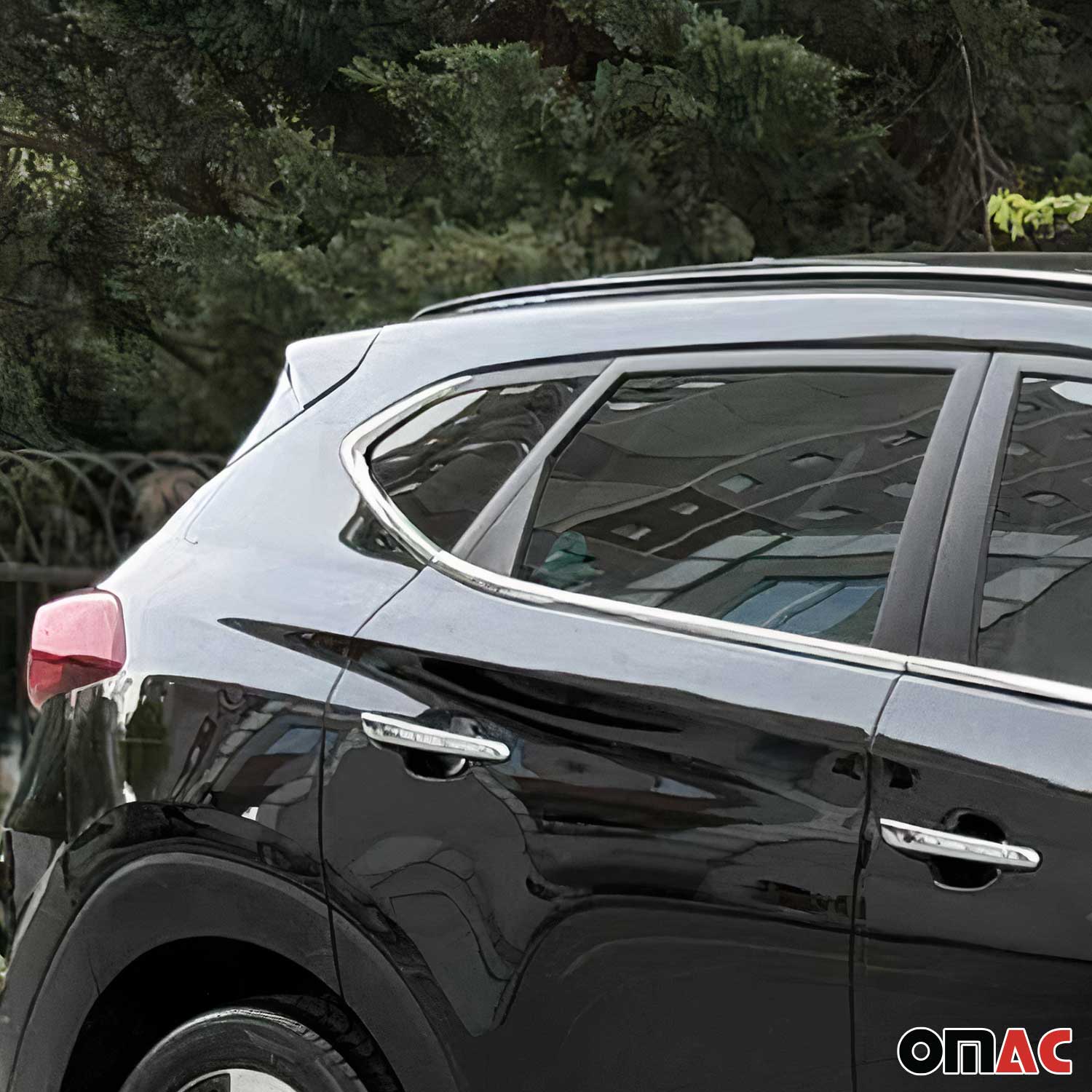 Fensterleisten Zierleisten für Hyundai Tucson 2015-2020 Edelstahl Chrom 6tlg