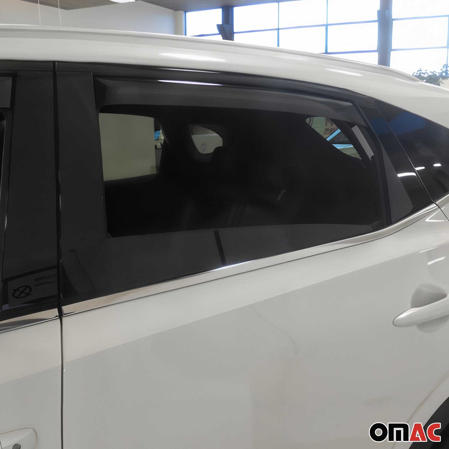 Windabweiser Regenabweiser für Nissan Qashqai J12 2021-2025 Dunkel Acryl 4tlg