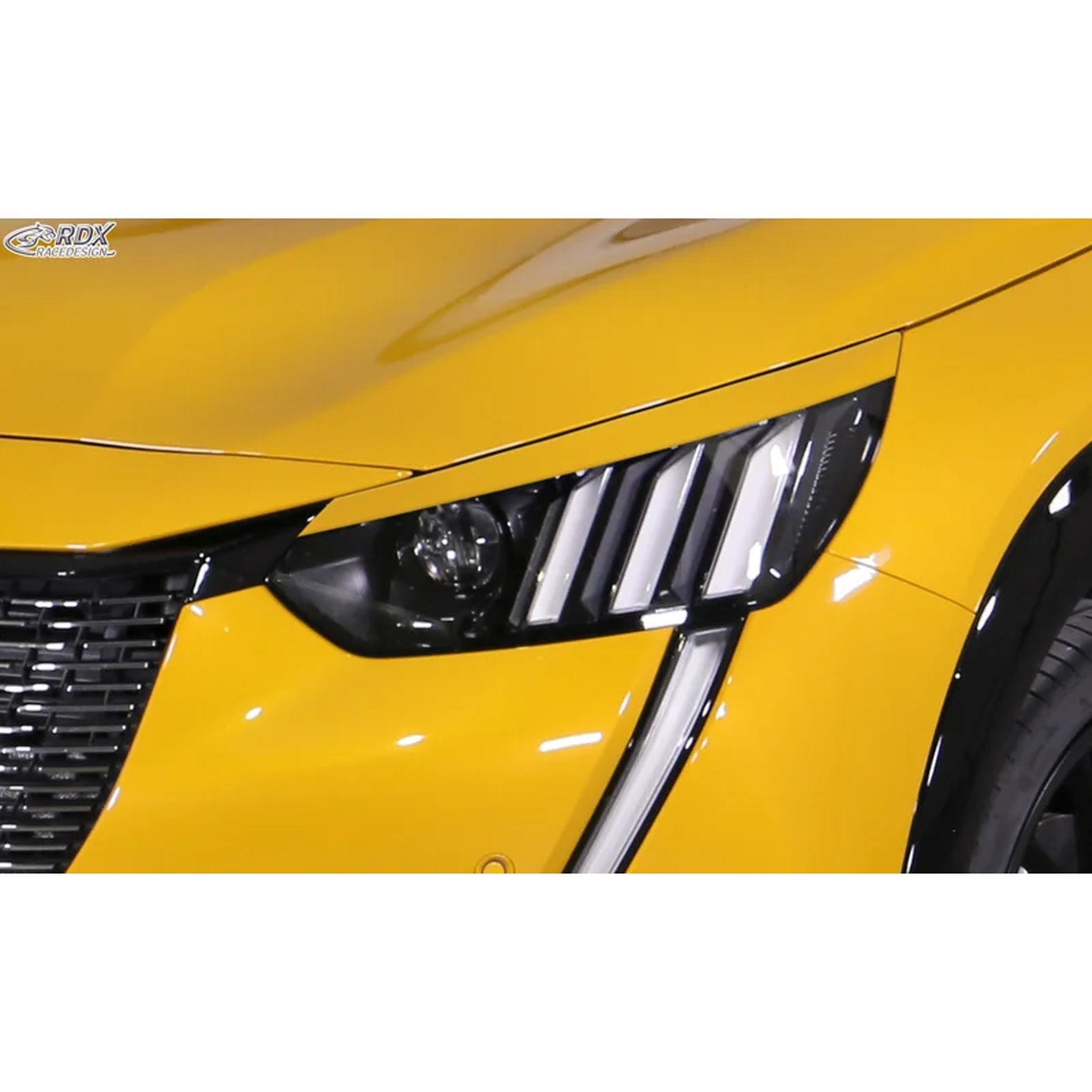 RDX Scheinwerferblenden für Peugeot 208 II & 2008 II 2019- ABS TÜV