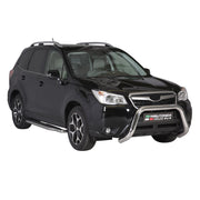 Frontbügel Frontschutzbügel für Subaru Forester IV 2013-2015 ø76mm Stahl Silber