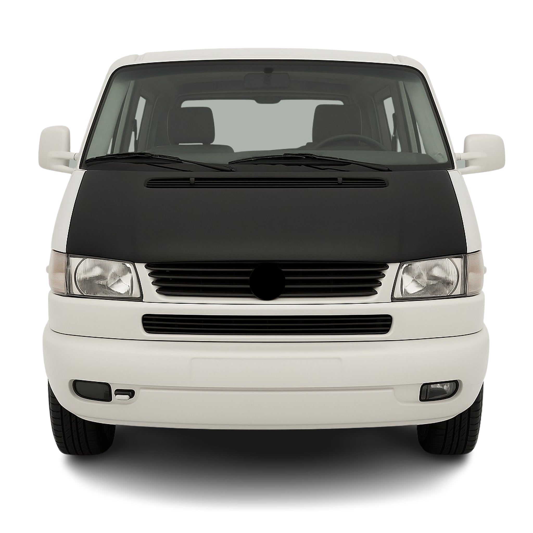 Steinschlagschutz Haubenbra für VW Transporter T4 1990-2003 Langer Nase Schwarz