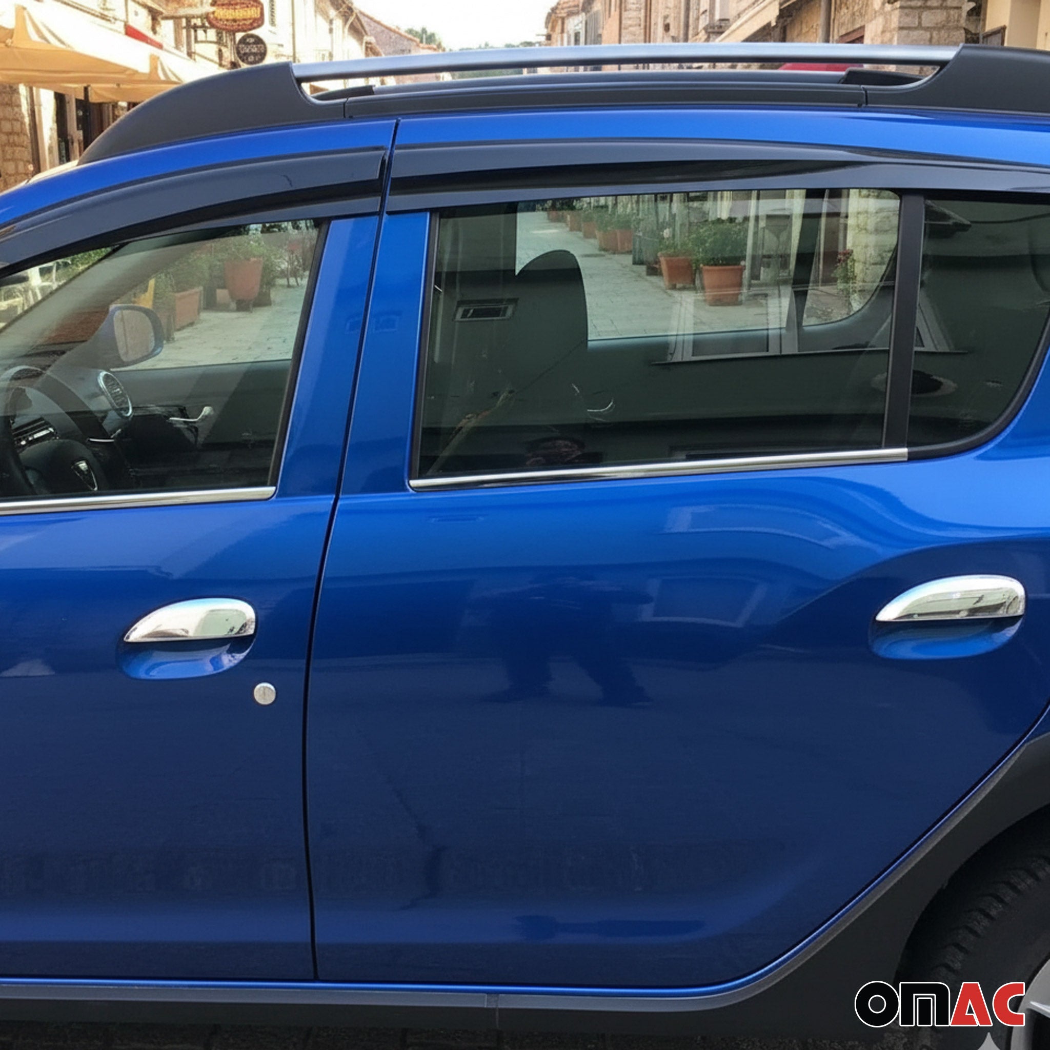 Chrom Türgriff Blende für Dacia Sandero 2012-2020 Edelstahl 4tlg