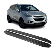 Trittbretter Seitenschweller für Hyundai ix35 2010-2015 Alu Schwarz ABE