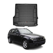 OMAC Gummi Kofferraumwanne für BMW X3 E83 2003-2010 TPE Laderaumwanne Schwarz