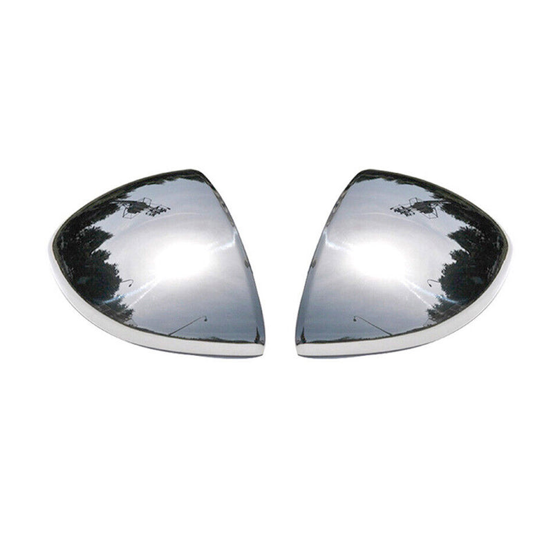 Spiegelkappen Spiegelabdeckung für Fiat Punto Evo 2008-2012 Edelstahl Silber