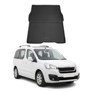 Kofferraummatte Kofferraumwanne für Peugeot Partner 2015-2018 Gummi TPE Schwarz