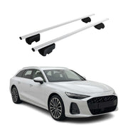 Dachträger Grundtäger für Audi A6 C9 Avant 2025-2026 75kg Metall Silber 2 tlg