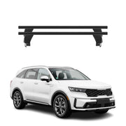 Menabo Dachträger Grundtäger für Kia Sorento MQ4 2021-2026 50kg Alu Schwarz 2x