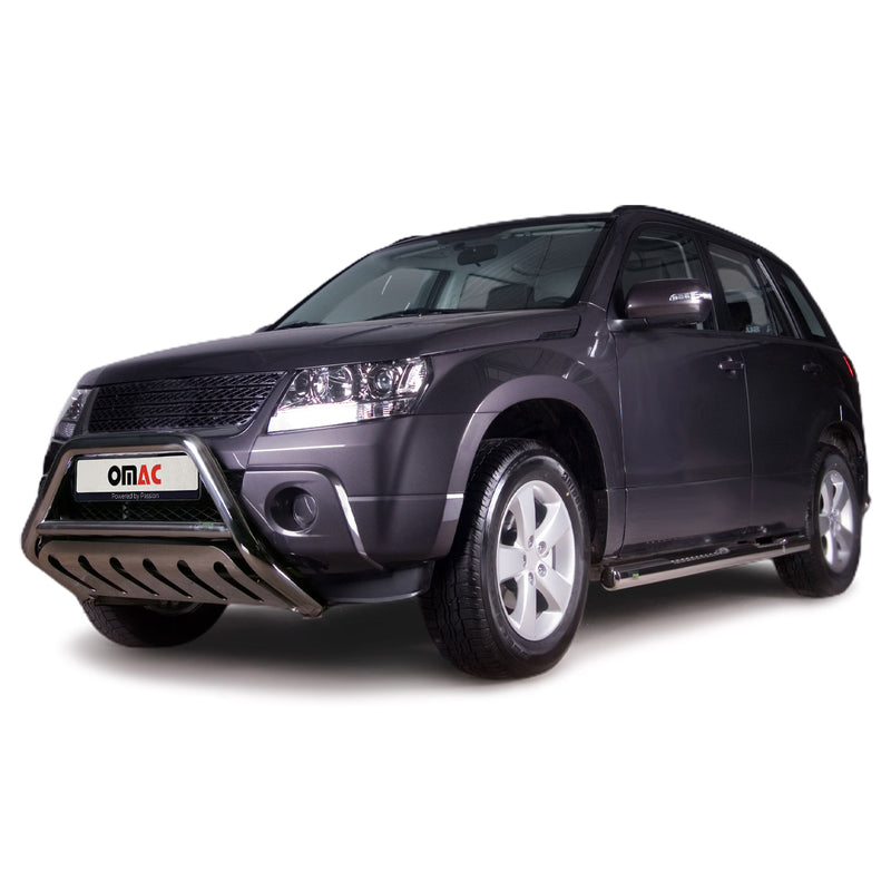 Frontbügelschutz Frontschutzbügel für Suzuki Grand Vitara 2006-2015 ABE Silber