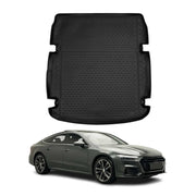 Kofferraummatte Kofferraumwanne für Audi A7 C8 Sportback 2018-2026 Gummi TPE