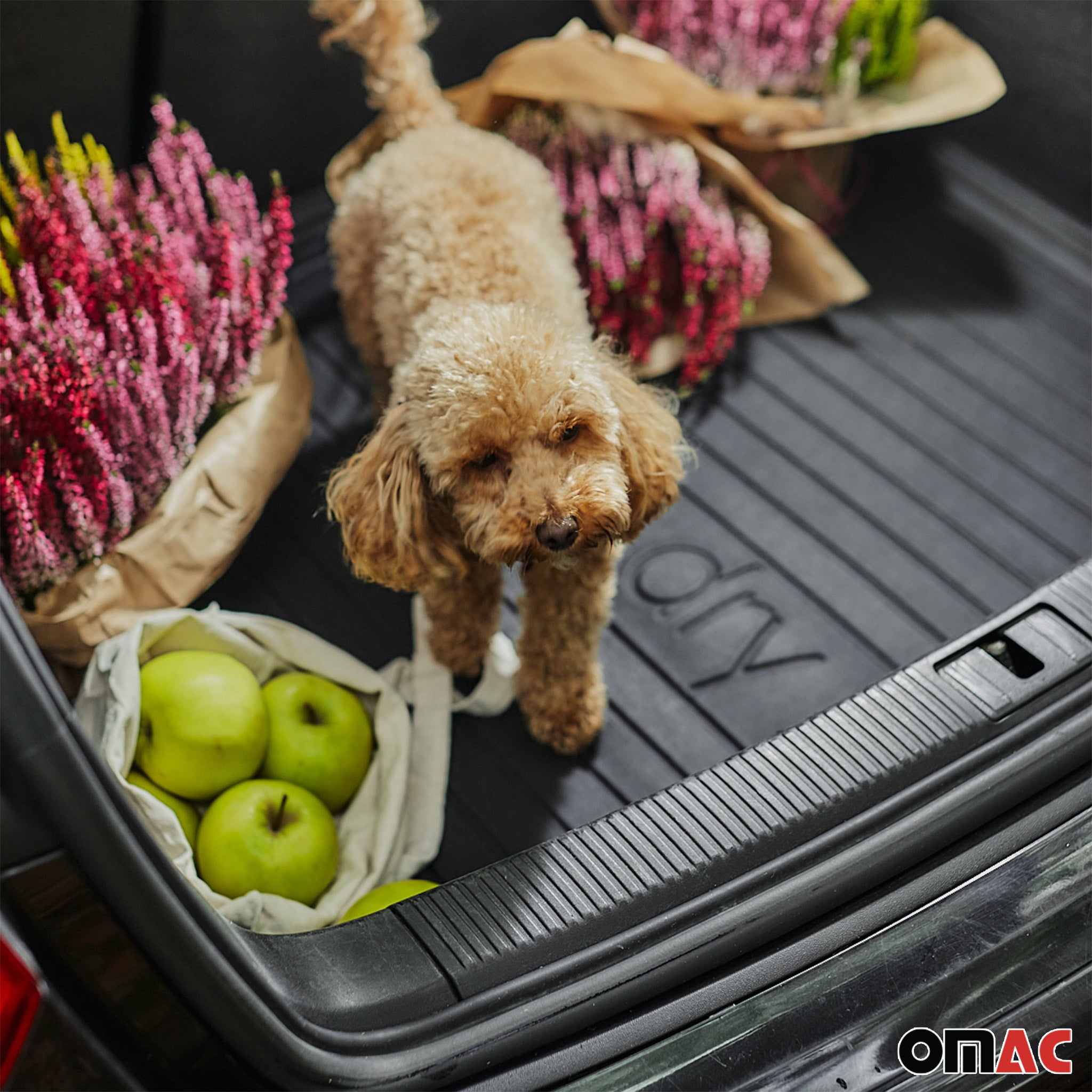 Kofferraummatte Laderaumwanne für Skoda Rapid Spaceback 2013-2019 TPE Schwarz 1x