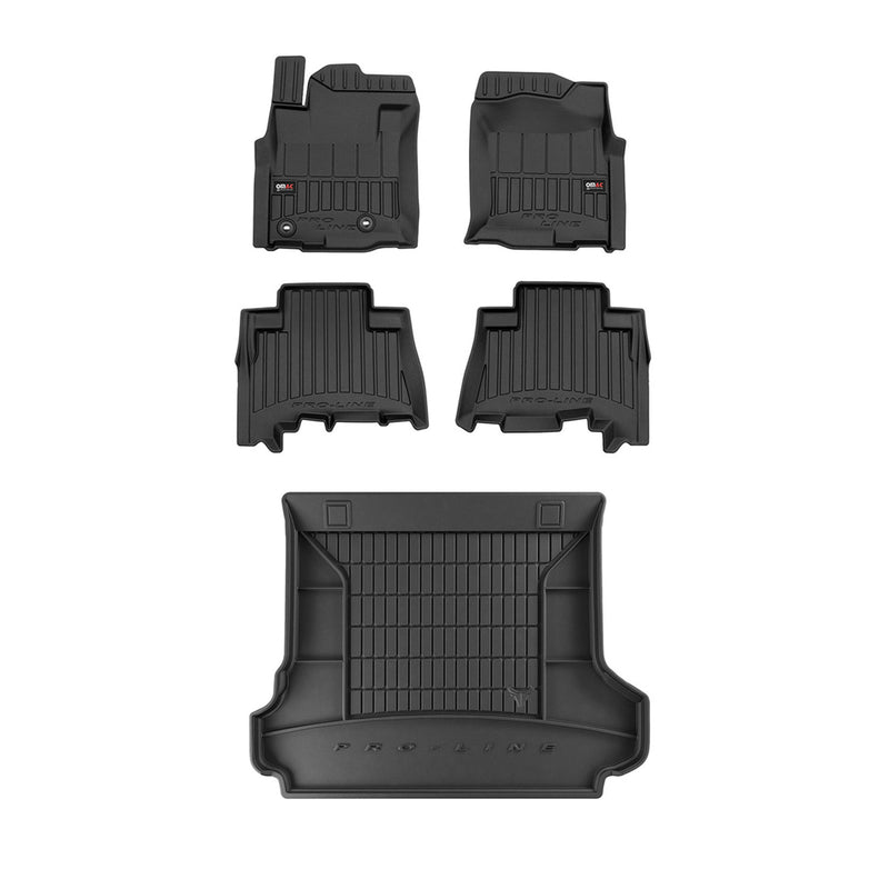 OMAC Fußmatten & Kofferraumwanne für Toyota Land Cruiser J150 2009-2021 Gummi