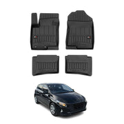 OMAC Gummi Fußmatten für Hyundai i20 2020-2026 Premium TPE Automatten Schwarz 4x