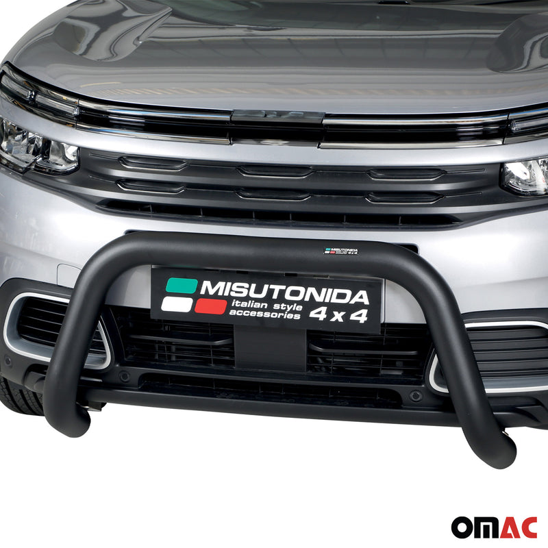 Frontbügel Frontschutzbügel für Citroen C5 Aircross 2018-2022 ø76 Stahl Schwarz